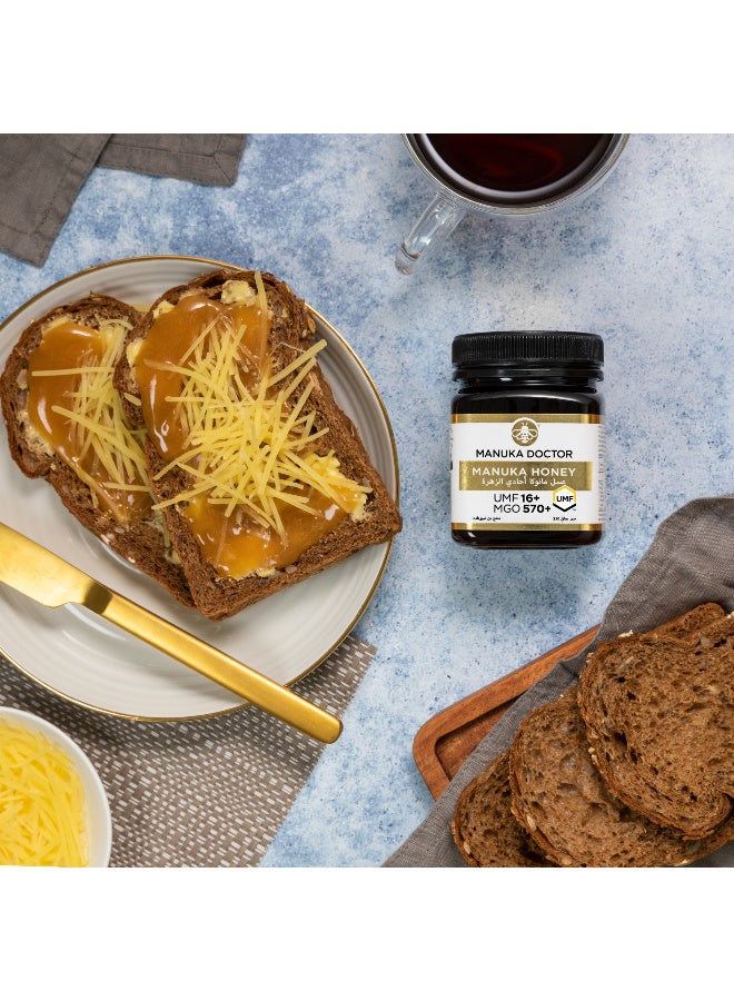 Manuka Doctor UMF 16+ Monofloral Manuka Honey 250g - Image 5
